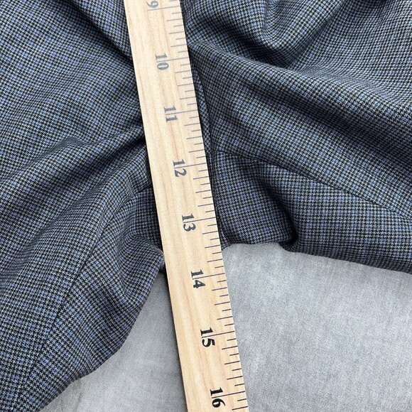 Lauren Ralph Lauren Pants Men 36W x 34L Black Blue Houndstooth Check Dress Caree - Picture 7 of 13